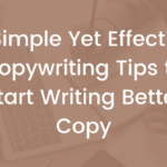 Effective Copywriting Tips