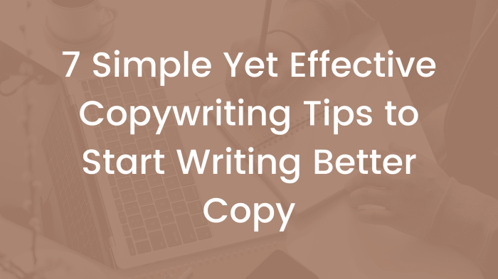 Effective Copywriting Tips